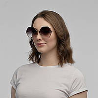 Солнцезащитные очки LuckyLOOK 627-384 Геометрия One size Коричневый NX, код: 7339820