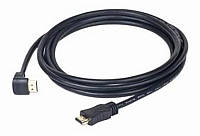 Кабель Cablexpert (CC-HDMI490-15) HDMI to HDMI V.1.4, вилка угловая вилка 4,5 м черный BM, код: 6703789