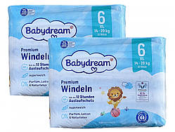Дитячі одноразові підгузки Babydream 6 XL 14-20 кг 64 шт. SC, код: 8104961