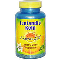Ламинария Nature's Life Icelandic Kelp NLI-00231 500 Tabs MY, код: 7560860