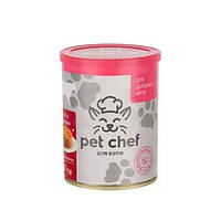 Влажный корм для взрослых кошек Pet Chef мясной паштет с говядиной 360 г (4820255190419) TP, код: 7995007