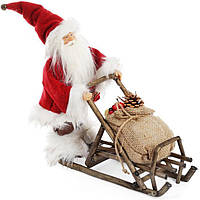 Новогодняя игрушка Santa Клаус на санях (112) Bona DP42699 SM, код: 6869584