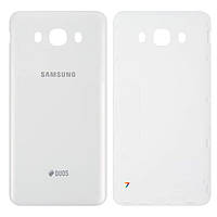 Задняя крышка корпуса для Samsung J710F Galaxy J7 2016, белая (Класс А)