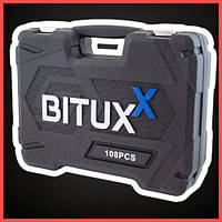 Набор инструмента 108 : 1/2'',1/4'' (6-гр.) (4-32 мм) Bituxx PROFLINE!