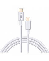 Дата кабель USB Type-C to Type-C 1.0m 45W PVC Vinga (VCPCTC45W) IN, код: 7543032