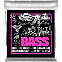 Струны для бас-гитары Ernie Ball 3834 Coated Super Slinky Bass 4-Strings 45 100 LW, код: 6555432