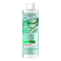 Очисна міцелярна вода Aloe + collagen Eveline 400 мл BM, код: 8253597