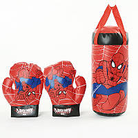 Дитячі боксерські рукавички та підвісна груша Людина павук High Quality
