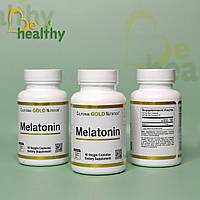 Мелатонин, 3 мг, California Gold Nutrition, 90 растительных капсул