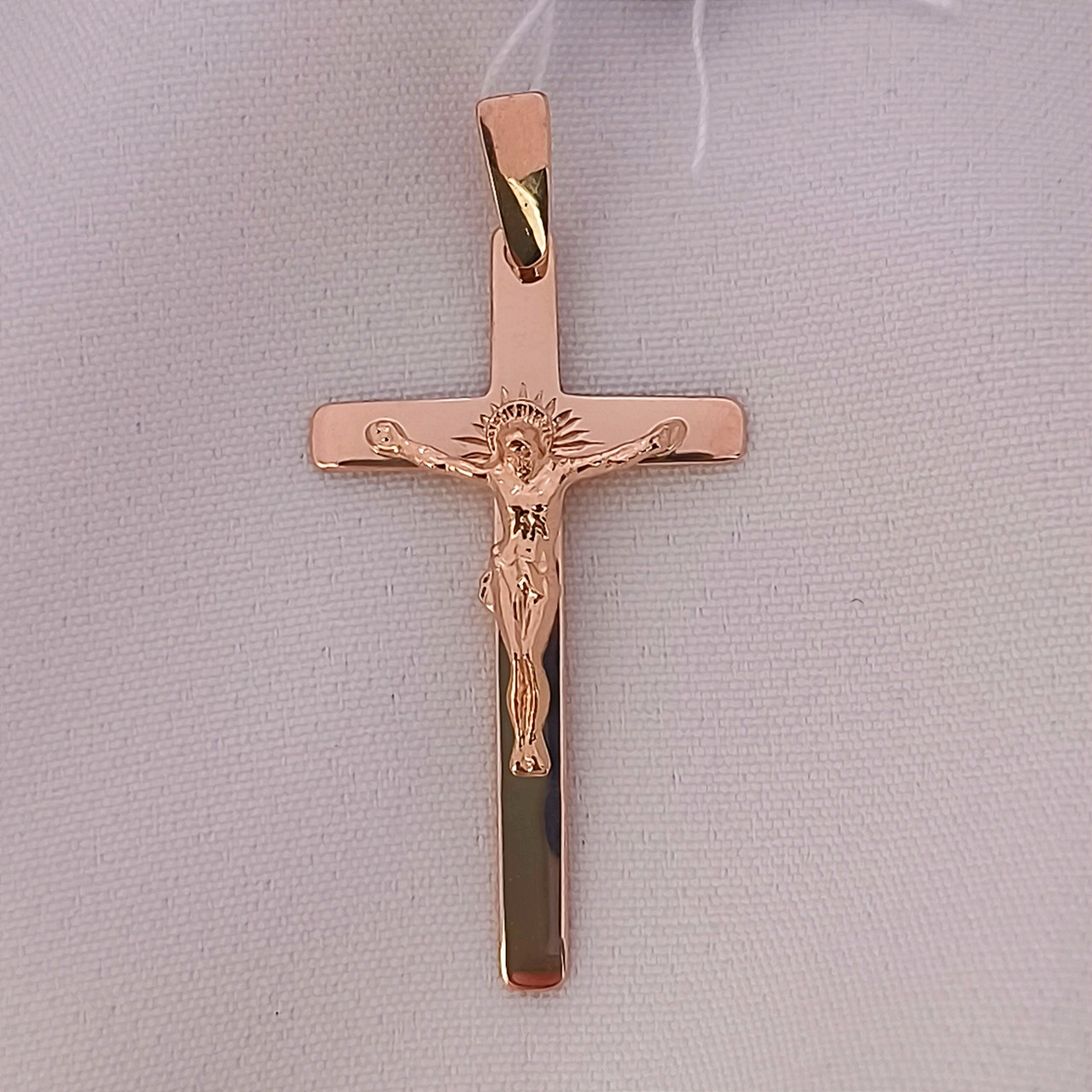 Золотий хрестик 585 проби, фото 1