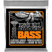 Струны для бас-гитары Ernie Ball 3833 Coated Hybrid Slinky Bass 4-Strings 45 105 PZ, код: 6555431