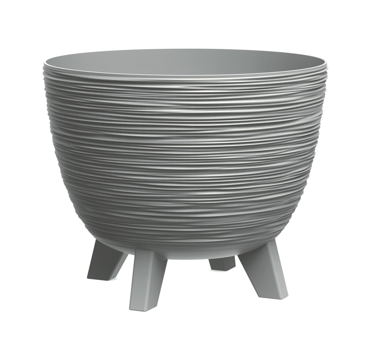 Горщик для рослин Prosperplast Furu на ніжках - сірий, 5 л
