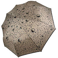 Женский зонт полуавтомат на 9 спиц антиветер с пузырями от Toprain бежевый TR0541-6 z116-2024