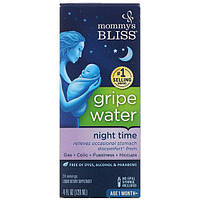 Травяные ферменты Mommy's Bliss Night Time, Gripe Water, 1 Month+, 4 fl oz 120 ml BAB05410 GG, код: 7673725