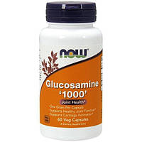 Препарат для суглобів і зв'язок NOW Foods Glucosamine '1000' 60 Veg Caps PZ, код: 7518376
