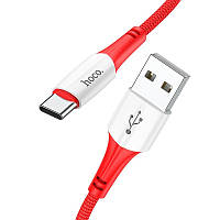 Кабель для зарядки и передачи данных hoco. X70 Ferry USB на Type C 1.0 м 3.28ft ABS TPE 3A Re PZ, код: 7812023