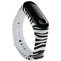 Ремешок Painted Strap для Xiaomi Mi Band 5 6 Zebra ET, код: 6444846