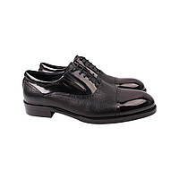 Туфлі чоловічі Lido Marinozi Чорні натуральна шкіра 218-21DT 44 XN, код: 7367585