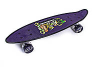 Пенниборд Penny Board Print Pirate с ручкой (1804264360) NB, код: 2671079