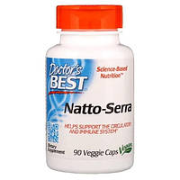 Серрапептаза Doctor's Best Natto-Serra 90 Caps DRB-00294 GG, код: 7676886