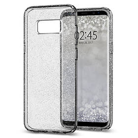 Чохол Spigen для Samsung Galaxy S8 Plus Liquid Crystal Glitter, Space Quartz (571CS21668)