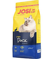 Сухой корм для взрослых кошек Josi Cat Crispy Duck 650 г (4032254753377) GG, код: 7998059