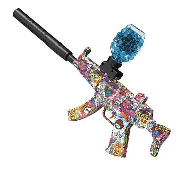 Бластер автоматичний Auto MP 5 Gel Ball з гель кульками орбіз 10500шт eXtream yellow