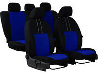Универсальные авто чехлы на сиденья Pok-ter Economic с синей вставкой VA, код: 8035305