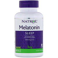 Мелатонин для сна Natrol Melatonin 3 mg 240 Tabs NTL-16068 DH, код: 7518013