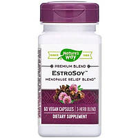 Комплекс при менопаузе Nature's Way EstroSoy, Menopause Relief Blend 60 Veg Caps NWY-14536 IN, код: 7676919