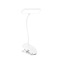 Настольная лампа XO OZ06 Desktop Bedside Tricolour Clip Desk Lamp 800mAhWhite