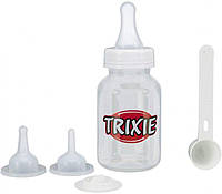 Набор для кормления с ложкой Trixie 120 мл Прозрачно-белый (4011905242101) DH, код: 7633415