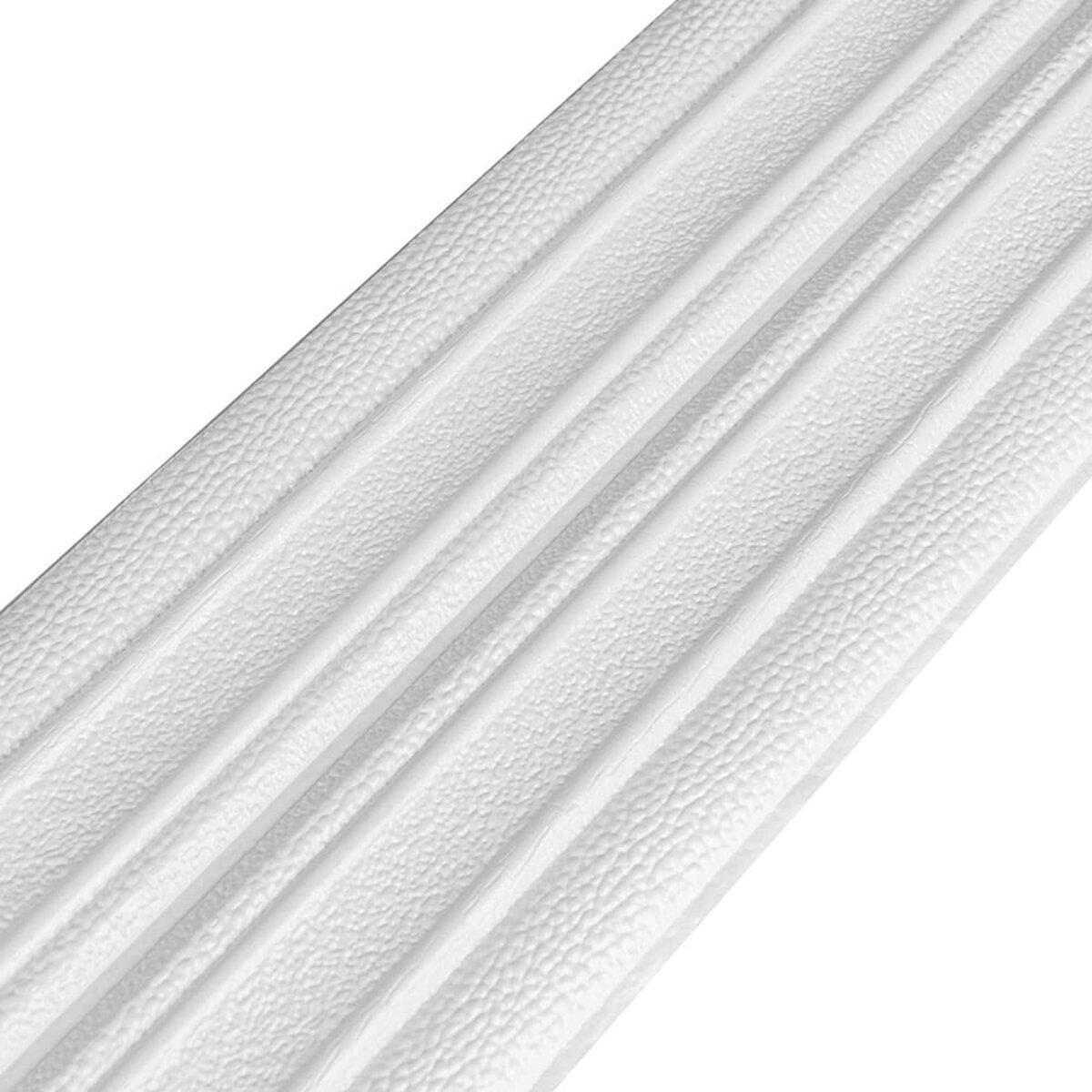 Плінтус самоклеючий білий 2300*140*4мм (D) SW-00001808