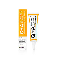 Питательный крем для кожи вокруг глаз с витамином C Q+A Vitamin C Eye Cream 15 мл PP, код: 8290173