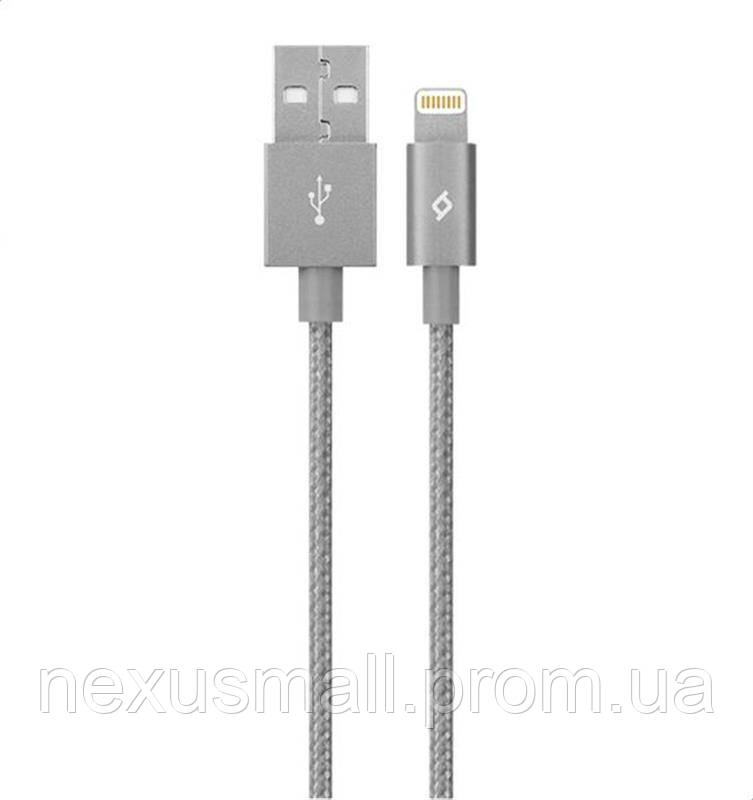 Кабель Ttec (2DKM02UG) USB - Lightning, AlumiCable, 1.2м, Space Gray, MFi NX, код: 6708210 - фото 1 - id-p2163204868