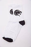 Женские белые носки с принтом 167R520-1 Ager 36-40 PZ, код: 8236490