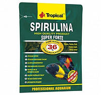 Корм Tropical Super Spirulina Forte для аквариумных рыб в хлопьях 12 г\60 мл (5900469703113) NB, код: 7633458