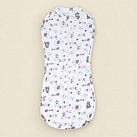 Пеленка кулир на молнии Dexters для новорожденных teddy 0-1 месяца белый UP, код: 8418624