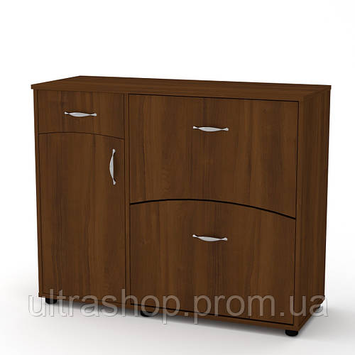 Тумба для обуви Компанит ТО 5 Орех экко UL, код: 183456 (ID#2160785921 ...