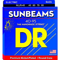 Струны для бас-гитары DR NLLR-40 Sunbeams Nickel Plated 4 String Light Bass Strings 40 95 XN, код: 6556107