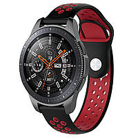 Ремешок BeWatch sport-style для Samsung Galaxy Watch 46 мм Черно-Красный (1020113) IN, код: 382832