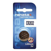 Батарейка RENATA CR2032 Lithium, 3V, 1х1 шт PK, код: 8328140