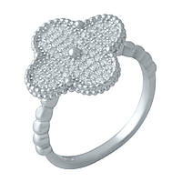 Серебряное кольцо SilverBreeze с фианитами 2000174 18.5 размер ET, код: 1643323