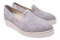 Туфлі на платформі жіночі Alpino Натуральна замша колір Сірий 295-20DTC 38 QT, код: 7363793