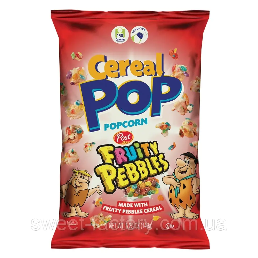 Попкорн Cereal Pop Popcorn Fruity Pebbles 149g, фото 1