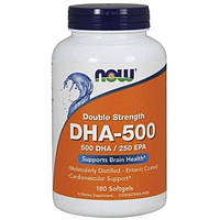 Омега 3 NOW Foods DHA-500 EPA-250 180 Softgels FT, код: 7518335