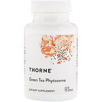 Зеленый чай Thorne Research Green Tea Phytosome 60 Caps IN, код: 7703940