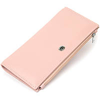 Женский кошелек из натуральной кожи ST Leather Accessories 19383 Розовый GG, код: 6681333