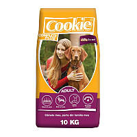 Корм Cookie with Chicken сухой с курицей для взрослых собак 10 кг QT, код: 8451636