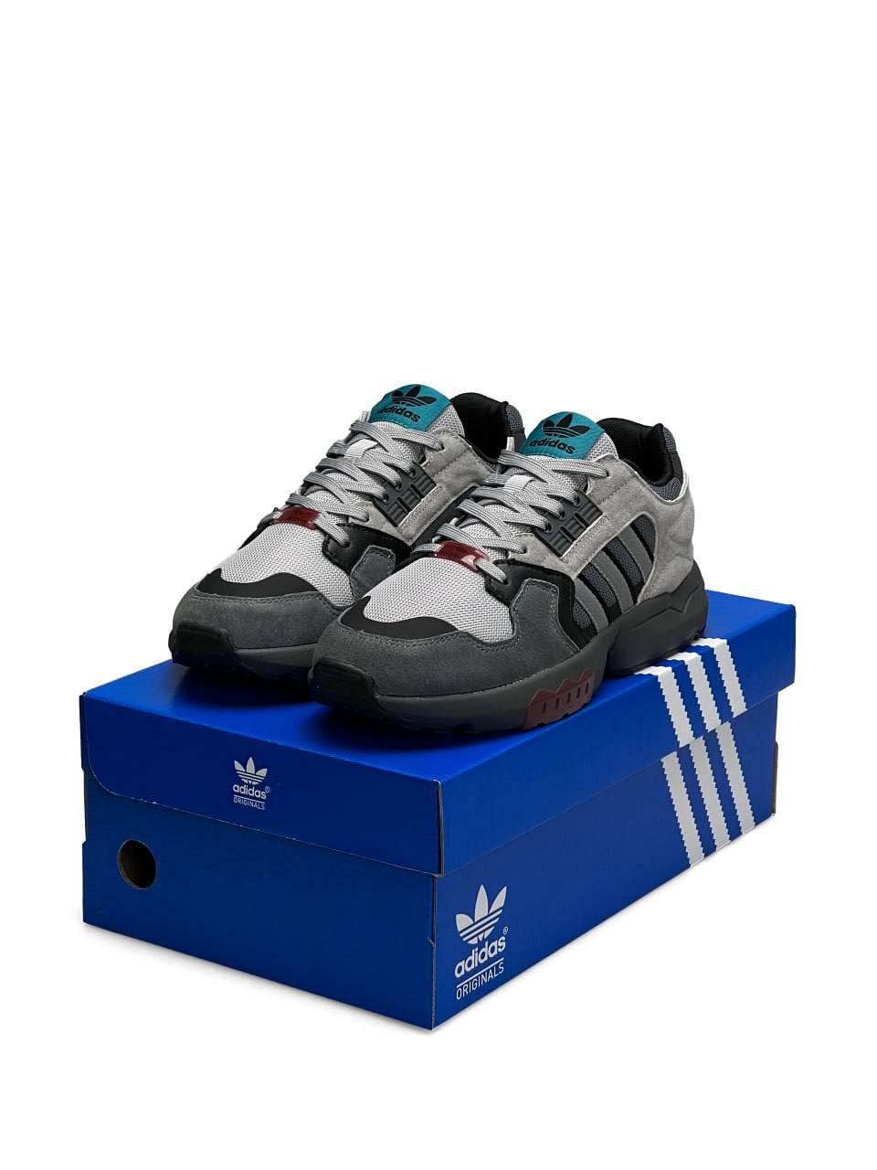 Чоловічі кросівки Adidas Originals ZX Torsion Gray (Сірі) Взуття Адідас Торшин натуральна замша сітка демісезон
